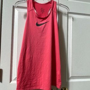 Juniors size XL Nike salmon long racerback tank top shirt